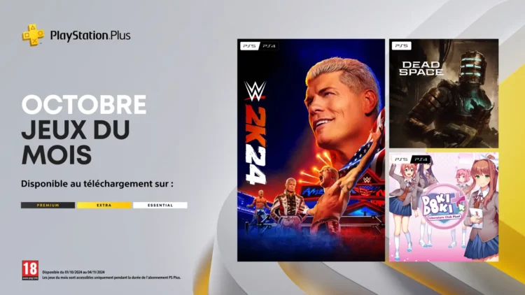 PS Plus Octobre 2024